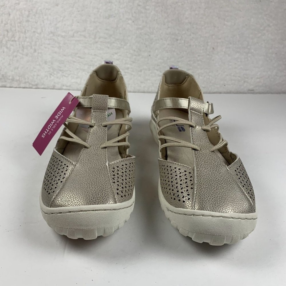 JBU by Jambu Fig B1FIG68 Casual Perforated Shoes Women's Sz 7.5W Champagne S0135
